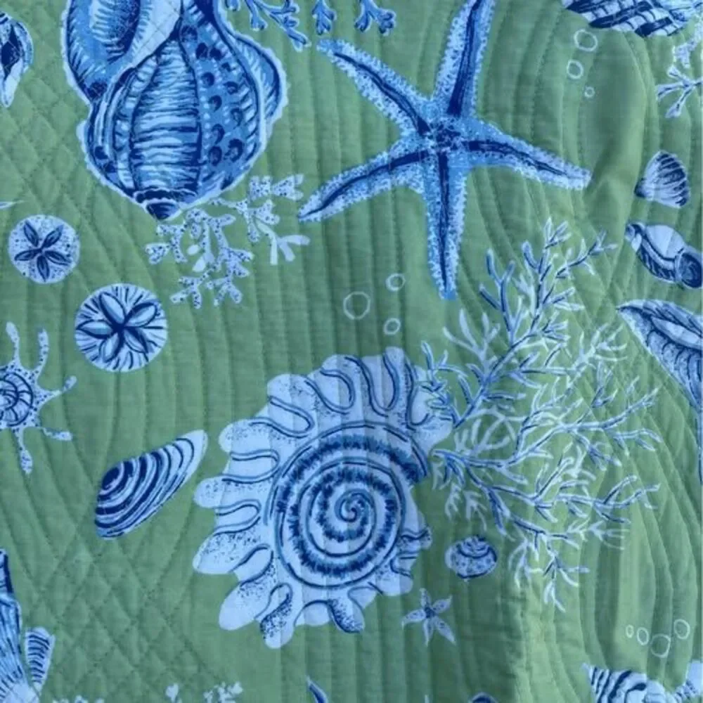 Full size comforter set, beach house nautical 4 piece